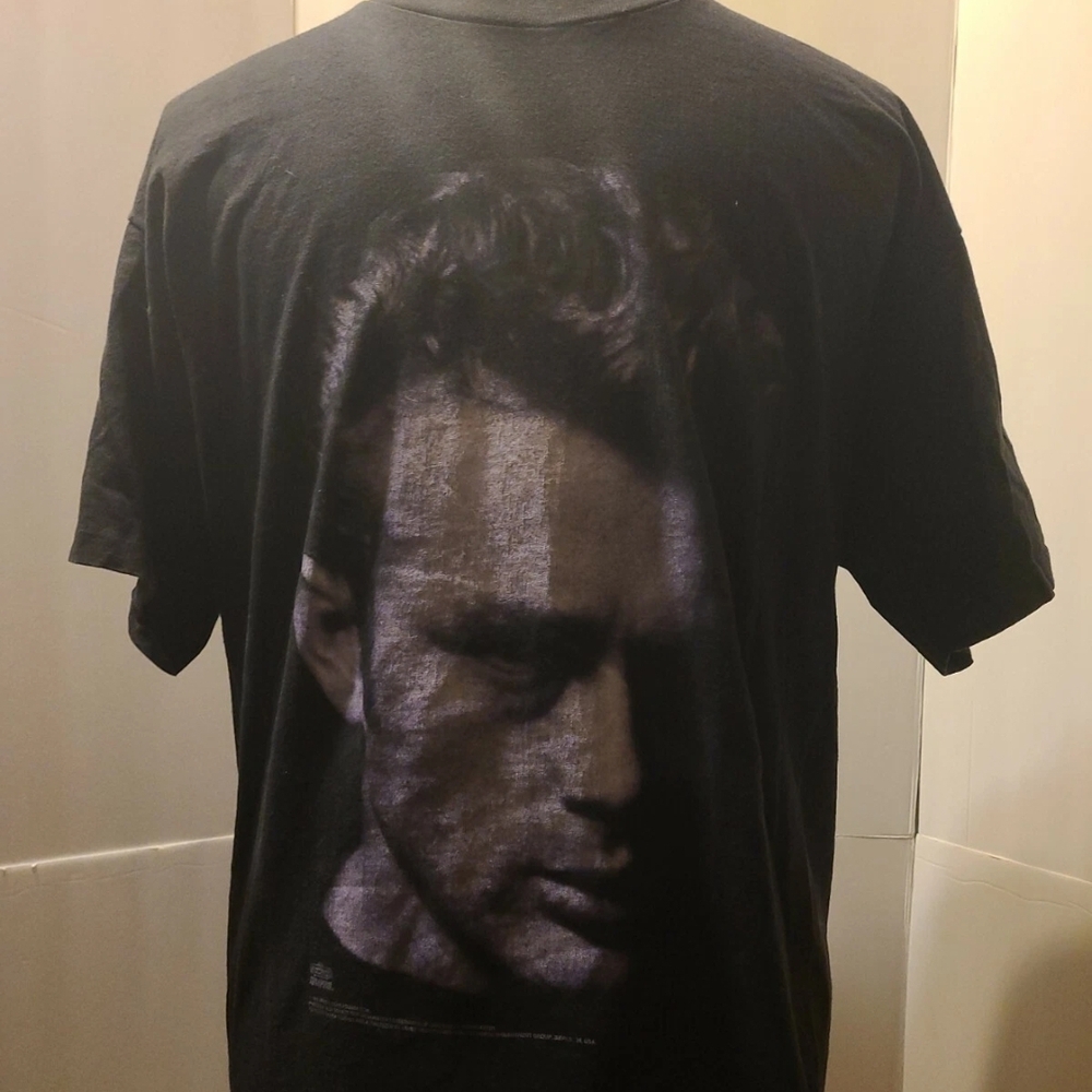 JAMES DEAN VTG 1992 L SHIRT USA FIFTIES MOVIE REBEL TEEN IDOL WINTERLAND USA EUC